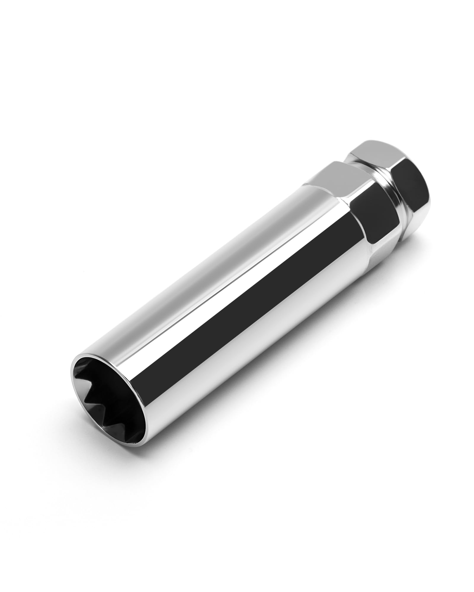 Photo 1 of 10 Spline Lug Nut Key Replacement for Bimecc TA23-21/22- Easy Removal or Install M14x1.5 M14x2.0 10 Spline Aftermarket Lug Nuts and M16x1.5 Lug Bolts, 10 Point Lugnut Socket with 90mm Length