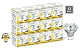 Oxford Light (12 Pack) Gu10 Halogen Bulb 120v 50w Gu10 Halogen Light Bulb, 120 Volt 50 Watt Gu10 Halogen Bulb Lamp