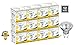 Oxford Light (12 Pack) Gu10 Halogen Bulb 120v 50w Gu10 Halogen Light Bulb, 120 Volt 50 Watt Gu10 Halogen Bulb Lamp