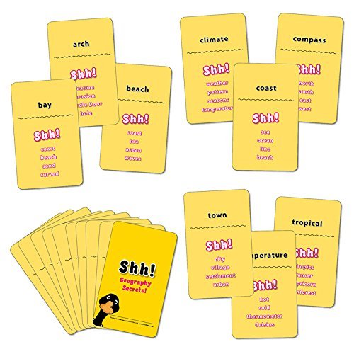 Wildgoose Education WG1612 Shh! Geography Secrets Word Game