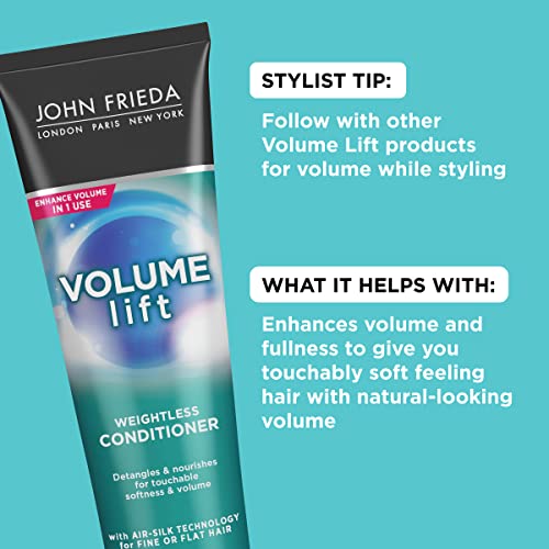 John Frieda Volume Lift Lightweight Conditioner for Natural Fullness, 8