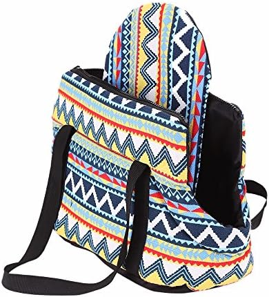 Geekercity Pet Carrier Purse for Small Little Medium Dogs Puppy Cats, Fashion Portable Soft Backpack Tote Handbag Travel Bag Pouch for Women Indoor Outdoor Use (L)