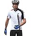 sponeed Men's Cycling Jerseys Tops Biking Shirts Short Sleeve Bike Clothing Full Zipper Bicycle Jacket with Pockets