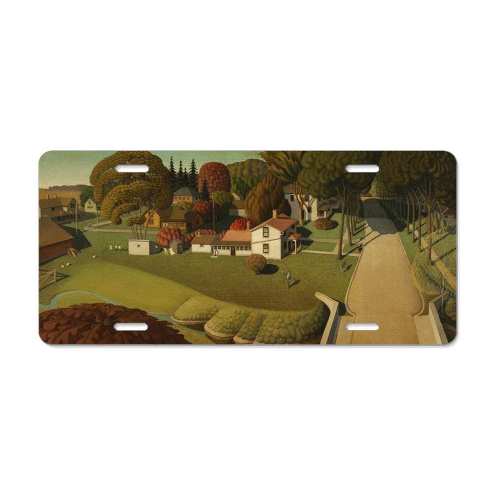 Premium Aluminum Metal License Plate Tag, Car Tag Cover for Women/Men, 12 x 6 Inch License Plate for Auto Cars