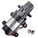 bayite 12V DC Fresh Water Pump with 2 Hose Clamps 12 Volt Diaphragm Pump Self Priming Sprayer Pump with Pressure Switch 4.5 L/Min 1.2 GPM 80 PSI Adjustable for RV Camper Marine Boat Lawn