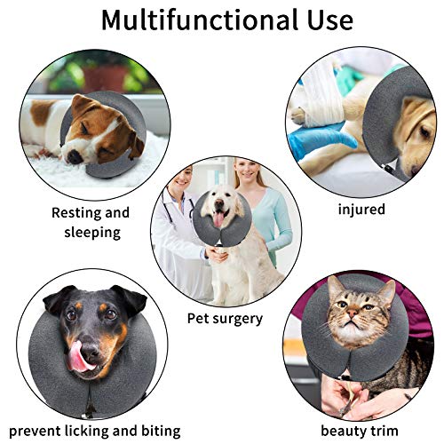 WONDAY Soft Dog Cone for Large Dogs, Inflatable Dog Cone Alternative