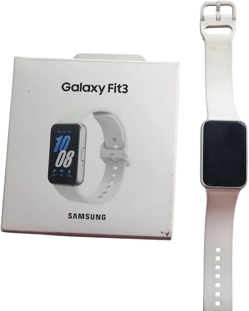 Samsung Galaxy Fit3 Smart Band Silver Imported Not UK Certified
