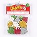 Baker Ross EF943 Glitter Bow Stickers - Pack of 100, Children to Design and Decorate with, Ideal for Schools, Home Crafting, Craft Groups, Scrapbooking, Card Crafting and Collages