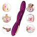 Treatment LED light Vibrator Mobile Computer USB Rechargeable Power Suitable for Home Personal Fitness Sports Outdoor Camping Wireless Wand Massage Cordless Electric Massager (purple)
