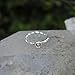 Nose Ring Hoop - Cartilage Tragus Earring - TEXTURED Sterling Silver - 20G to 16G - 2mm Stone