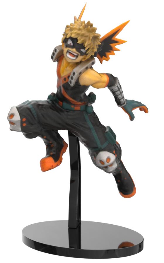 Banpresto Hero Academia King Of Artist Katsuki Bakugo Orange Black Green 17 Centimeters Amazon Co Uk Toys Games