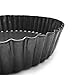 HOMOW Nonstick Heavy Duty Tart Pan With Removable Bottom, Removable Loose Bottom Quiche Pans, Pie Pan (9.5