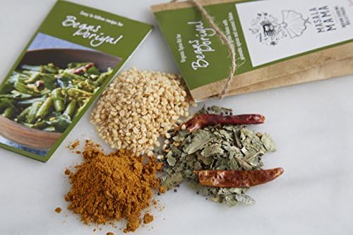 Indian Spice Kit for Beans Poriyal (Green Beans) - Organic Curry Spice Blends by Masala Mama