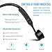 Bone Conduction Headphones, JUHALL Bluetooth V4.2 Earphones Wireless Sports Headset Built-in Mic Sweatproof Headphones for Bluetooth Enabled Devices (Black)