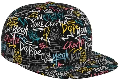 XibeiTrade Graffiti Baseball Cap Fashion Personality Hiphop Street