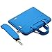 Qishare 13.3 14 inch Laptop Case Laptop Shoulder Bag, Multi-Functional Notebook Sleeve Carrying Case with Strap for Samsung Acer Asus Lenovo Yoga MacBook pro 13 Ultrabook Chromebook(Blue)