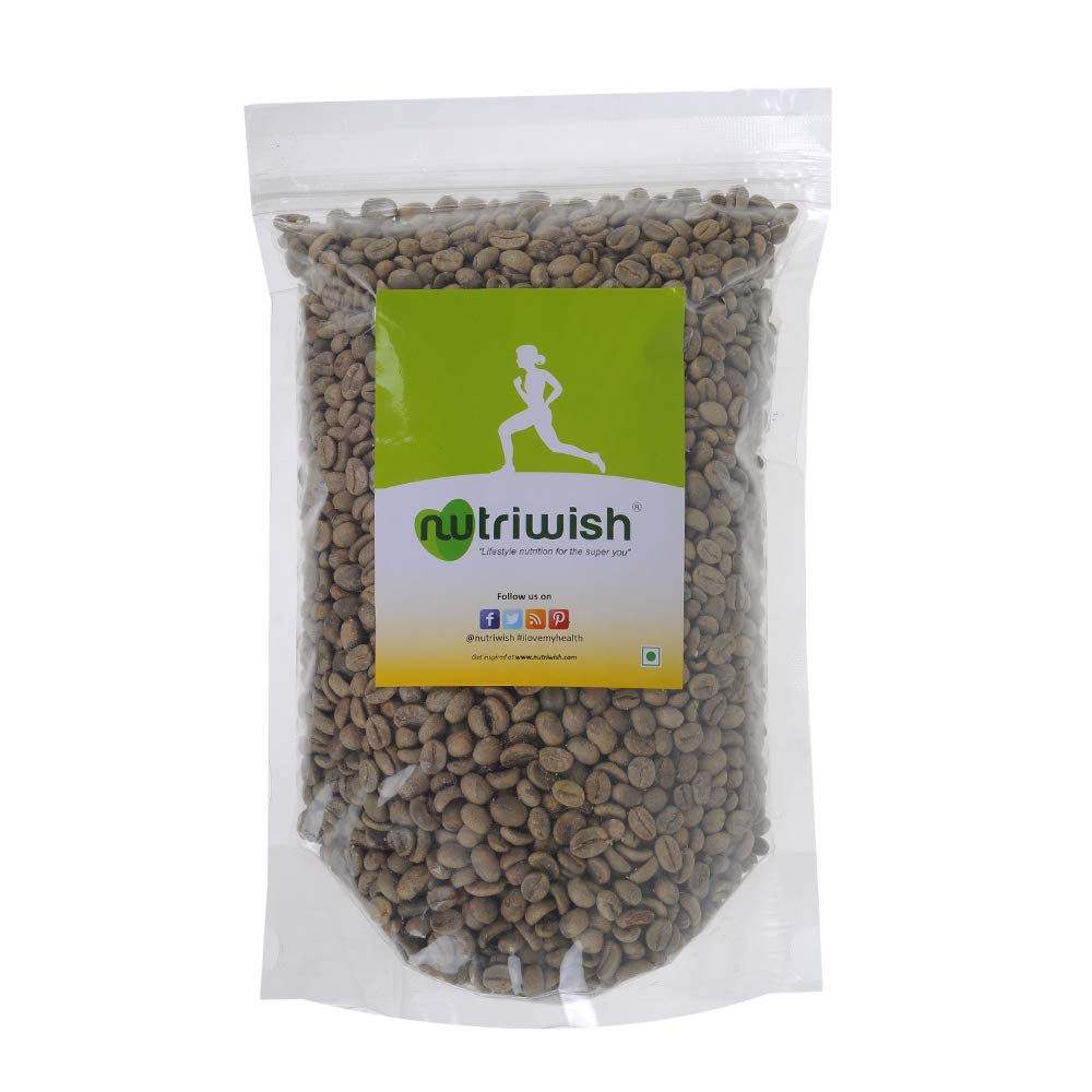 Nutriwish Green Coffee Beans 800 GMS | Organically Grown in Araku Valley |