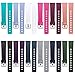 Hamile Replacement Bands (12 Pack) Compatible for Fitbit Versa/Versa 2/Lite/SE, Classic Soft Watch Band Straps Wristbands for Fitbit Versa/Lite & Special Edition Smartwatch, for Women Men, Small …