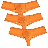 JAXFSTK Men's Breathable Mini Thong Boxer Briefs