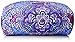 Vera Bradley Women's Cotton Large Zip Cosmetic Makeup Organizer Bag, Lilac Tapestry, One Size