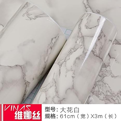 Jedfild Self Adhesive Wallpaper Marble Furniture Renovated Sticker