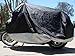 TMS XLarge Black All Weather Dust Storage Cover for Motorcycle