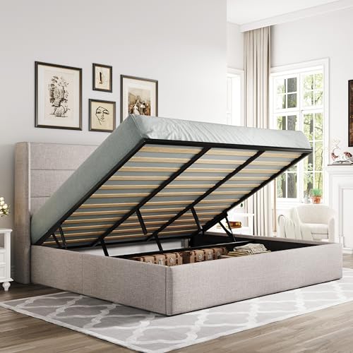 Allewie King Lift Up Storage Bed