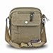 Harwish Small Men's Canvas Messenger for Outdoor Sports Over Shoulder Military Crossbody Side Bag