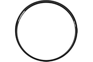 TOYANDONA 12 Inch Black Aluminum round Picture Frame with Brushed Matte Finish, 30cm Circular Metal Frame