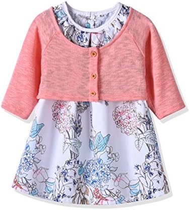 Ferenyi's Baby Girl's Clothes Long-sleeved Jacket With Floral Dress Sets