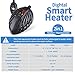 Orlushy Mini Aquarium Heater 50W,Small Fish Tank Heaters with LED Digital Temperature Display and External Temperature Controller for Betta Frogs Newts Turtles (50W)