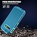 FOGEEK Compatible with Samsung Galaxy S10e Case, Protective Cover, Full Protection Rugged Case [Support Wireless Charging][Dust-Proof] for Galaxy S10e [5.8 inch] 2019 (Tea Blue/Light Blue)