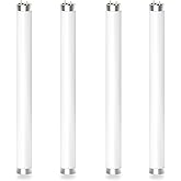 Dichroma 4 Pack Bug Zapper Replacement Light Bulbs 10W for 20W Bug Zapper | Compatible with Aspectek, Liba, Micnaron, Lulu Home and Other 20-Watt Indoor Mosquito Lamp, FSL BL T8 F10W 13-Inch Light Tube