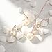 KAVANI Rose Gold Plated Elegant Pearl Pendant Necklace Earrings Set Jewelry Set for Women