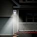 Litom 8 LED Bright Motion Sensor Light Wireless Solar Powered Exterior Lighting-Silver