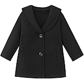 Goodplayer Baby Boy Girl Coat Toddler Pea Coat Fall Winter Jacket Outerwear for Baby Buttons Coat Clothes