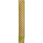 Prada Green Pink Geometric Print Silk Bandeau Scarf Box New | Triangle pattern detail Bag handle styling Hair accessory use Authenticity cards included