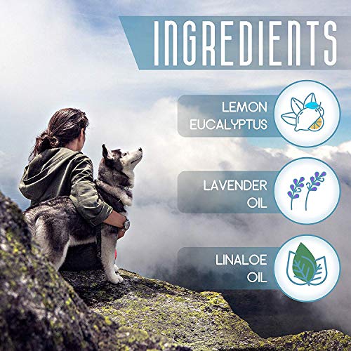 image for CRUZYO Dog Flea and Tick Control Collar - Treatment and Prevention for