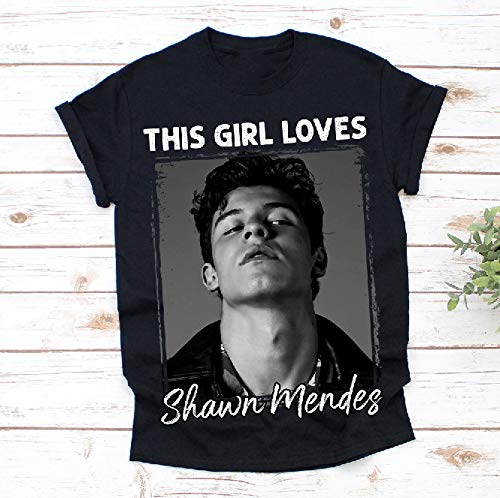 Vintage This Girl Love Shawn Mendes Gift For Fans Unisex T Shirt Sweater Long Sleeve Tank Top Hoodie Aa29 Amazon Ca Handmade