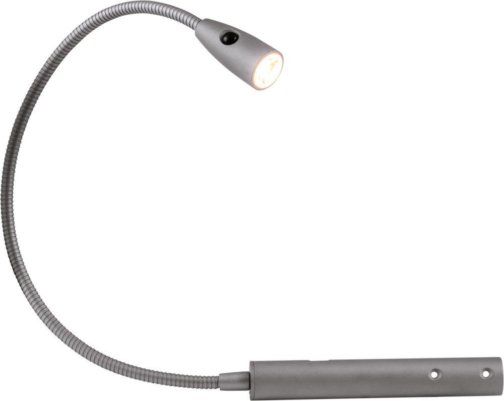 Heitronic LED-Nachttischlampe 1.5 W Warm- white Berta 27745 silver