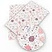 8x13 Inch Leather Roses Flowers for Sewing Garments- Flower Leather Sheets for Jewelry Making- Synthetic Leather Sheets for Bows- Colorful Faux Leather Fabric Synthetic Leather Sheets (Style 7)