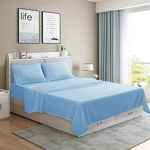 MOONCAST 4 Pieces Queen Bed SheetExtra Soft and Hotel Luxury Feeling