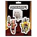 JINX Minecraft Sticker Party Pack (Steve Pets, Baby Animals, Mob Nether, Mob Caves), 17 Stickers