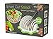 Urban Trend Smart Cut Salad - Rinse, Cut & Serve - Combines Elegant Salad Bowl, Strainer, Colander, Chopping Guide, and Cutting Board - Fresh Vegetable and Fruit Salad Maker in Less Than 60 Seconds