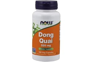 NOW FOODS Dong Quai 520mg 100 Capsules (Pack of 2)