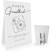 Wedding Photo Guestbook Sign 8 x 11 Inch, Photo Guest Book Sign, Photo Minimalist Wedding Sign, Reception Signage, Snap It Sign, Modern Wedding Sign WDS16