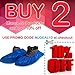 Mama Jo's XL Disposable Water resistant Protective Boot Shoe Covers (Fits Sizes 5-13) Pro Grade CPE Waterproof Booties for Home and Work