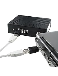 Insten 2 Pcs USB tipo A a conector RJ45 macho Ethernet Adapter Converter, color negro