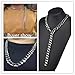 Mens Womens Stainless Steel Hip Hop Heavy Thick Choker Curb Cuban Link Chain Rapper Necklace