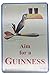 Aim for a Guinness Metal Sign, Tin Poster, Art Vintage Plaque Kitchen Home Bar Wall Decor